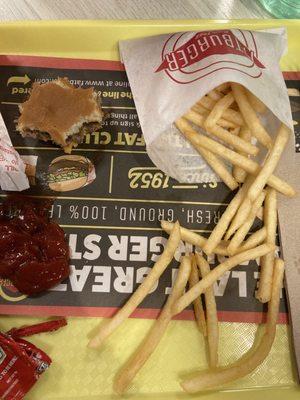 Original fatburger and fries