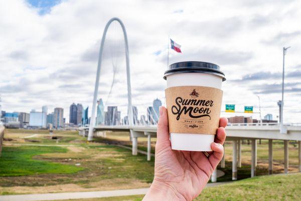 Summer Moon Latte (oak roasted espresso and signature sweet cream latte)