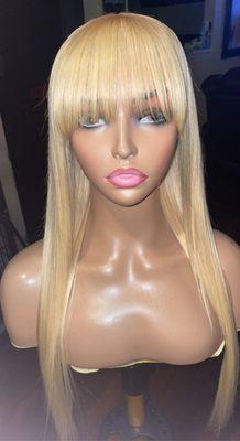 Raw 613 22' human hair custom wig