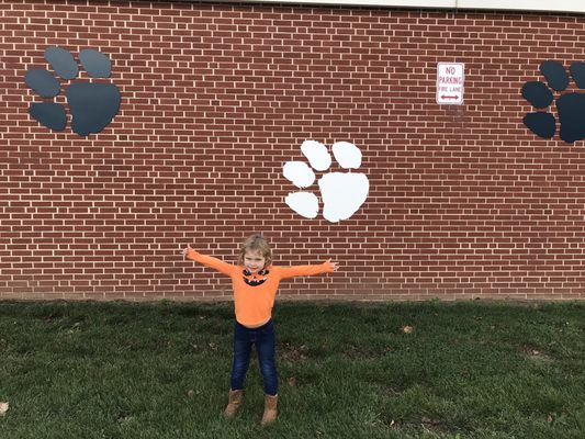 My daughter visits her school!