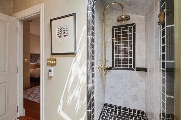 Old World Eclectic Victorian Shower