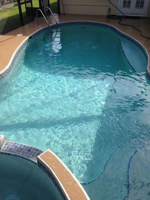 Fiberglass and Concrete pool refinishing