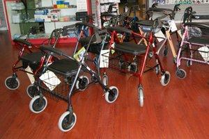 Let our trained team of specialists help you select from our extensive selection of mobility products.  Canes, power chairs, etc.