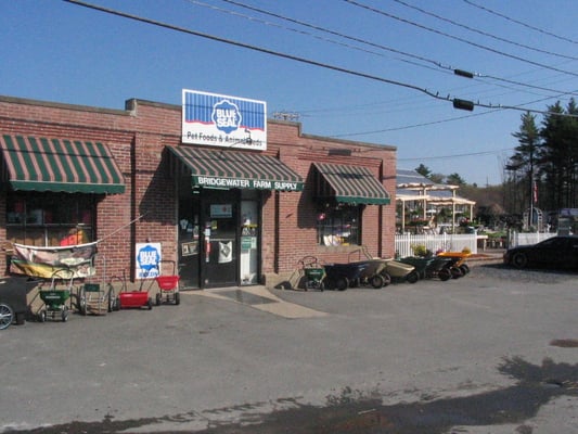 Exterior of store and greenhouse