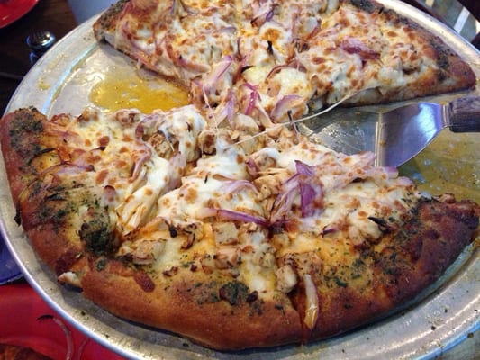 Buffalo chicken pizza