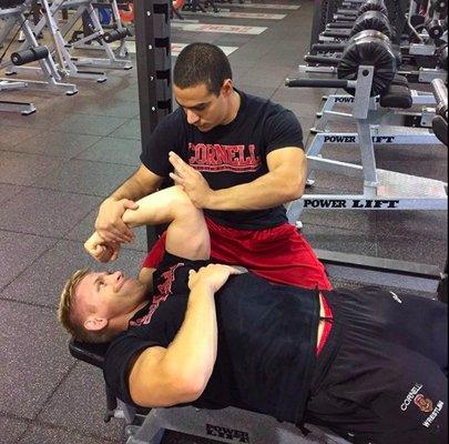 Coach Mahmoud training a 4x D1 National Champion, 3x Olympian, and Senior World Champion Wrestler