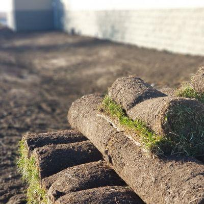 Sod installation in Des Moines Iowa