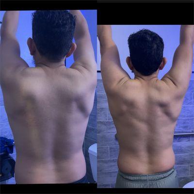 2 month result! Muscle definition