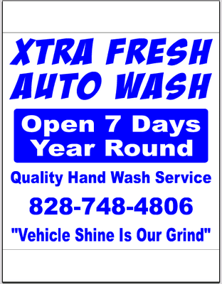 Xtra Fresh Auto Wash