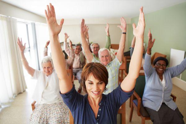 Think working out's just for the young?  Think again!  Join us at Senior Day KC for daily fitness classes and stay active at any age!