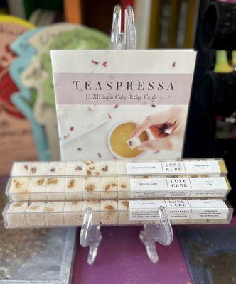 Sugar cubes for tea, coffee, or any drinks. We have tea accessories as well.