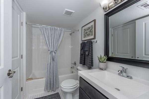 Bathroom with tub