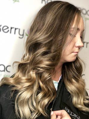 Warm toned Balayage