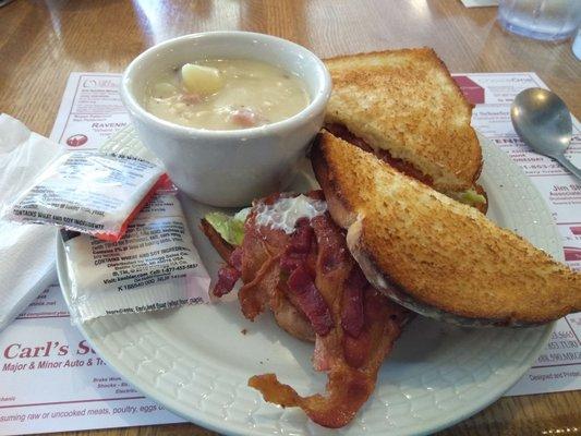 BLT, Potato soup