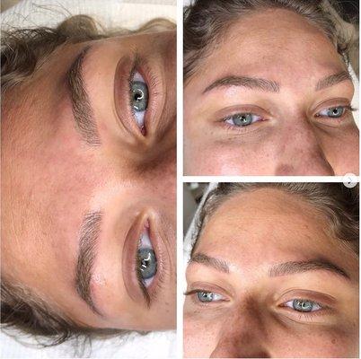 After microblading!