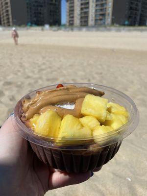 Sunset Bowl with PB instead of nutella