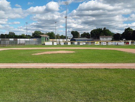 View From the home team's Dugout.