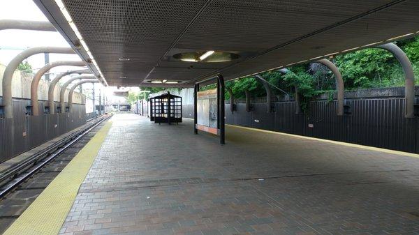 Green Street MBTA station platform