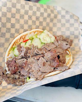 Gyro with extra meat