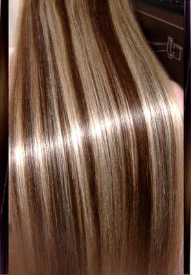 Beautiful hair extensions in Scottsdale Arizona.