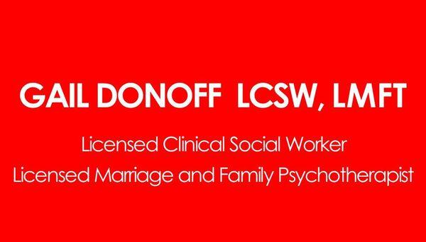 Gail Donoff, LCSW LMFT