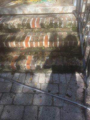 Before  pressure  washing