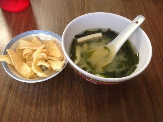 Miso soup. Yum!