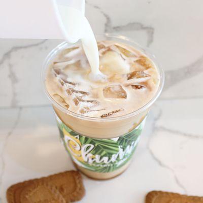 Biscoff Latte
- cookie butter latte