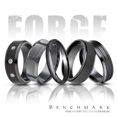 Alternative metal wedding bands with lifetime warranty.  Made in the U.S.A.