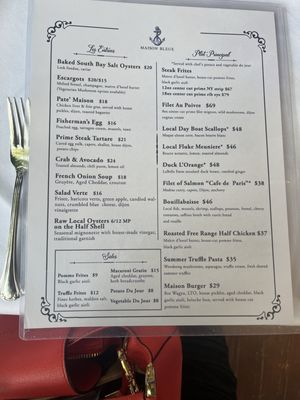 August menu