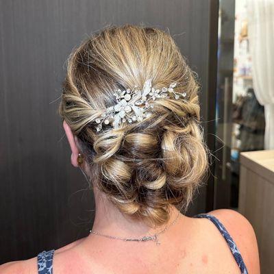 bridal updo