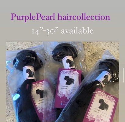 purple pearl hair extensions