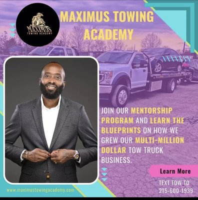 Join our mentorship program and you can build a 6-7 figure tow truck company in just 1 year if you follow our blueprint and coaching!!