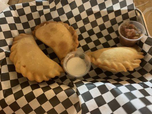 Chicken and cheese empanadas, the best!