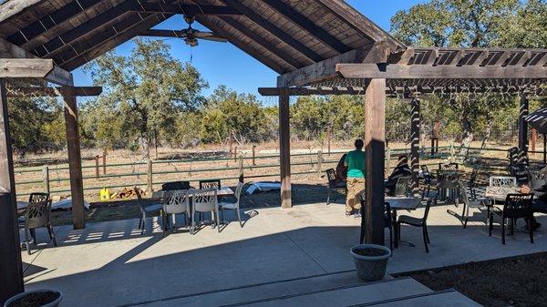 Patio where we enjoyed our tasting.