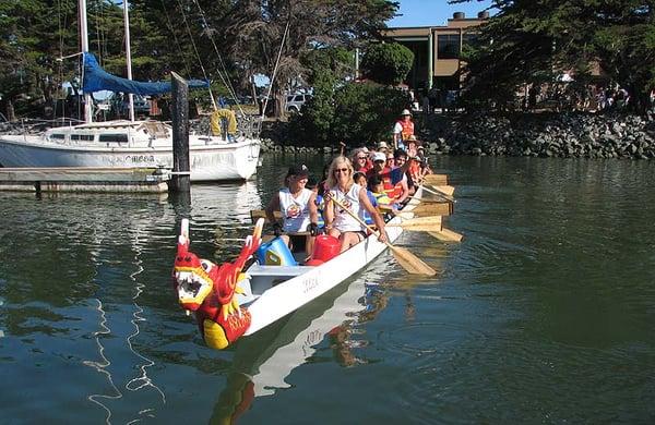 Free Dragon Boat rides - but you get to paddle!