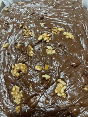 Dark Chocolate Walnut Fudge