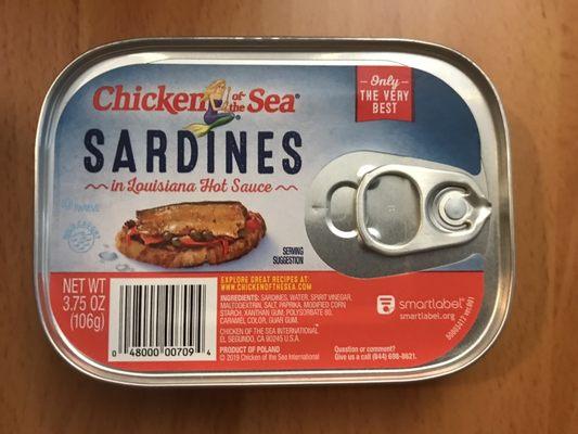 Sardines in Louisiana Hot Sauce