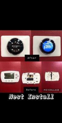 Nest thermostat installation