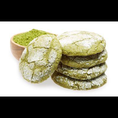 Matcha green tea cookie.