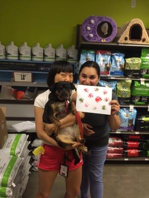 #JellyBean with her trainer Nancy! #UnleashedByPetco