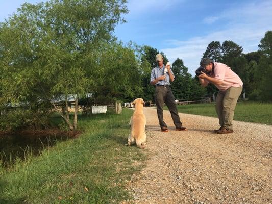 Photography on Retriever Life shoot