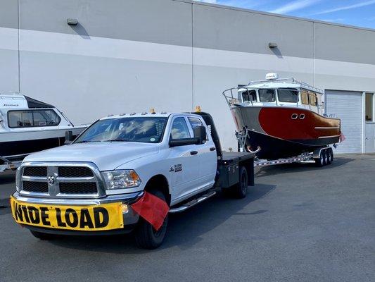 We can help you transport an oversize boat!