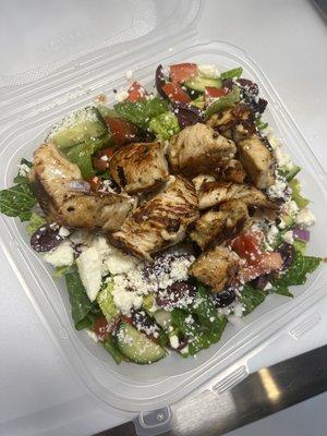 Chicken Kabob Salad