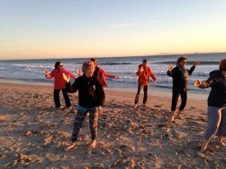 Tai Chi at the beach!