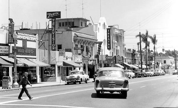 Hillcrest Theatre in the early 1950s