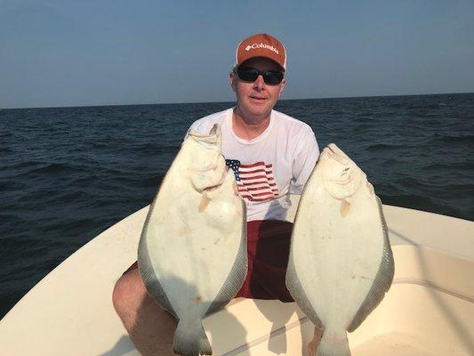 Flounder fishing the wrecks