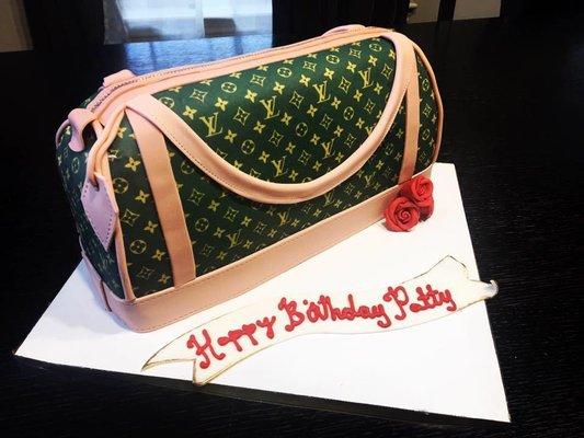 Louis Vuitton Purse cake