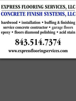 Our Company offers a wide range of services including: decorative concrete floors and hardwood floor's