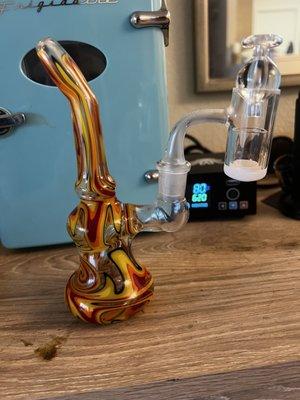 Hand made bubbler